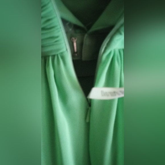 BEAUTIFUL LIGHT GREEN EVENT DRESS - Picture 5 of 6